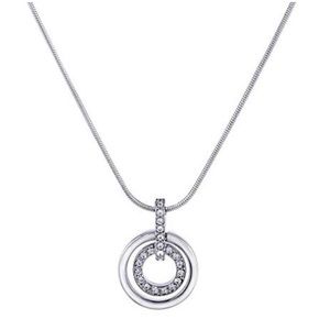 Swarovski Circle Pendant Necklace